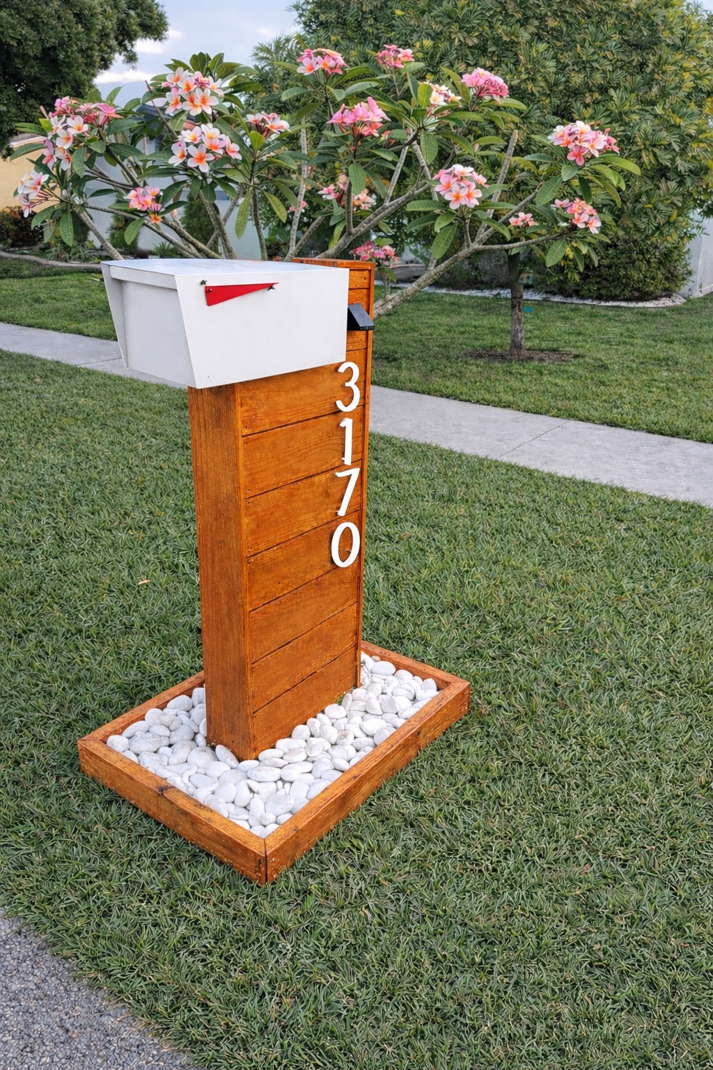 Wood Accent Slat Post