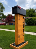 Wood Accent Slat Mailbox