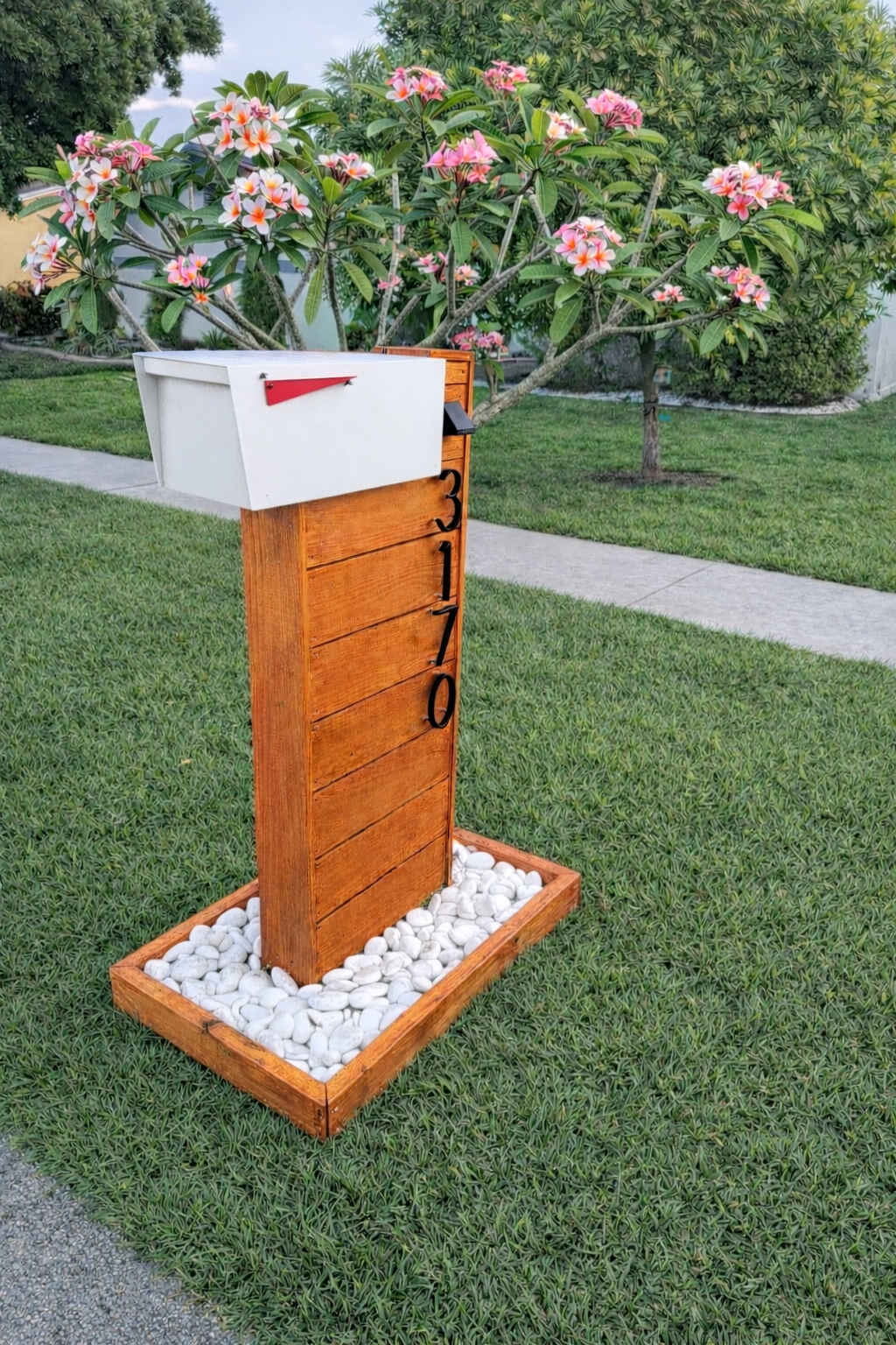 Wood Accent Slat Post